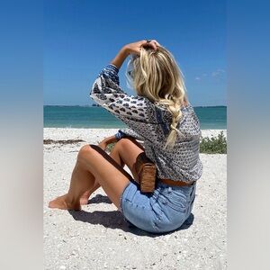 Emerson Fry India Heritage Top Indigo Organic